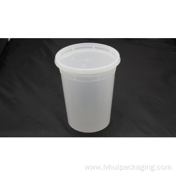 32oz disposable plastic soup mug